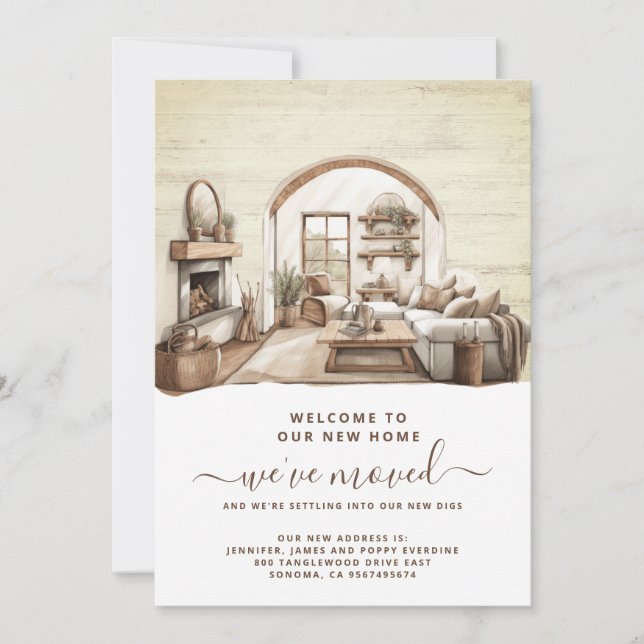 Anuncio Acuarela Mover el interior del hogar (Anverso)