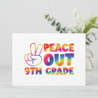 Adiós noveno grado Tie Dye último día 9º grado 