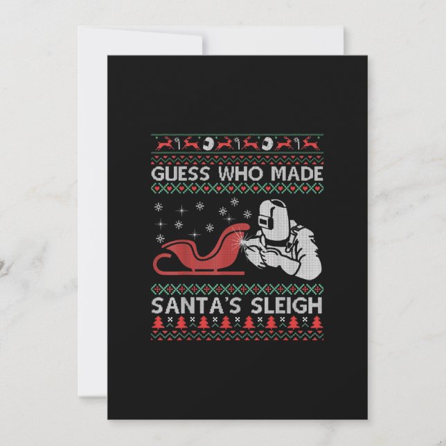 Anuncio Adivina quién hizo el Sleigh de Santa | Graciosos  (Anverso)
