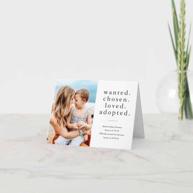 Anuncio Adopción Mínima De Foto Elegida Por Amado Y Adopta (Anverso)