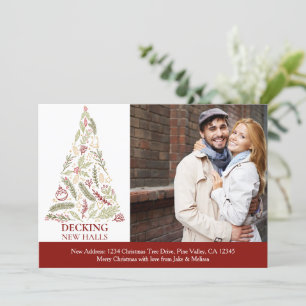 Anuncio Adornando Nuevos Pasillos Árbol de Navidad Foto en