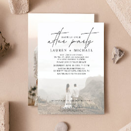 Anuncio Afortunadamente Después De La Recepción De La Boda