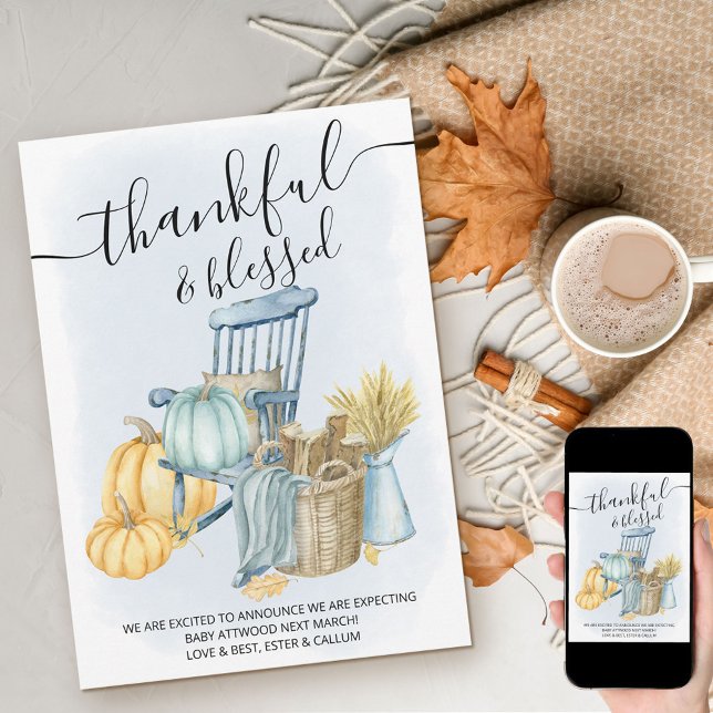 Anuncio Afortunado y bendecido niño de la calabaza de camp (Subido por el creador)