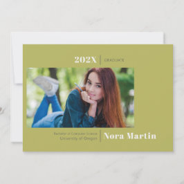 Anuncio Aguacate para graduación de fotografía minimalista