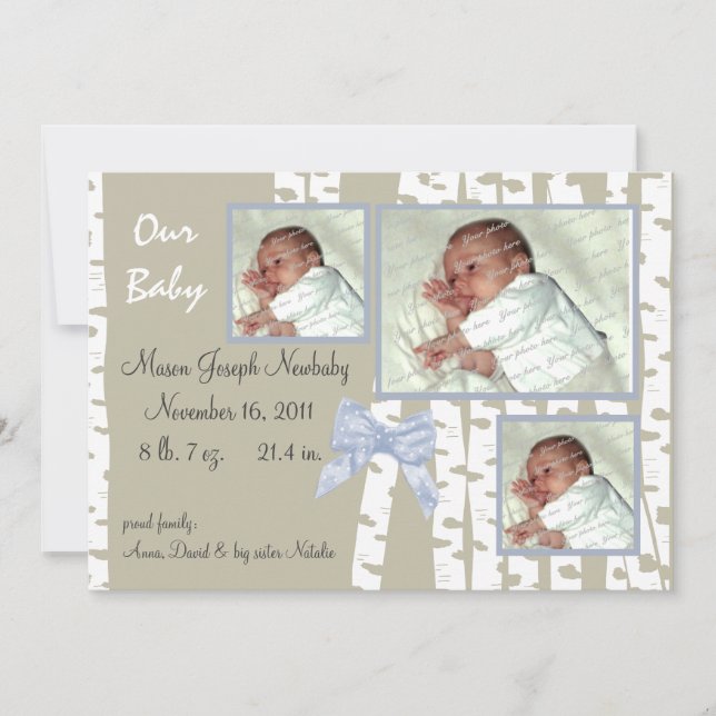 Anuncio Álamos y Lazos Bebé (Anverso)