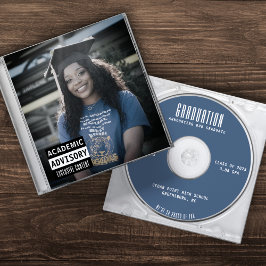 Anuncio Álbum de Funda de CD de música Cover Blue Graduati