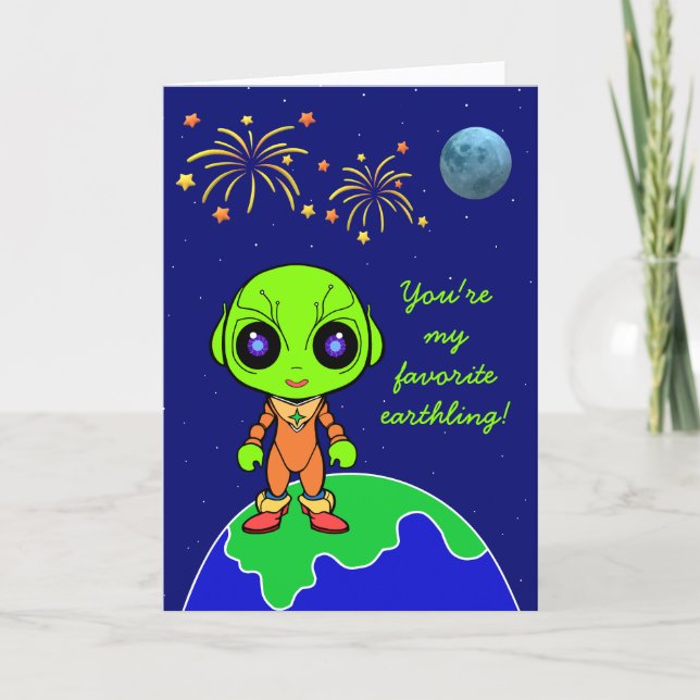 Anuncio Alien Valentine's Day card by Jo Images (Anverso)