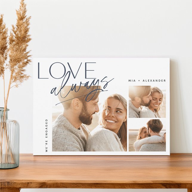 Anuncio Amar siempre el compromiso de tres Collages de fot (Subido por el creador)