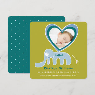 Anuncio Amor caprichoso Elefante Azul Foto Nacimiento