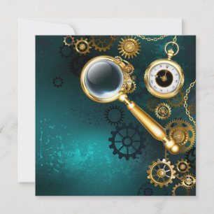 Anuncio Ampliador en estilo Steampunk