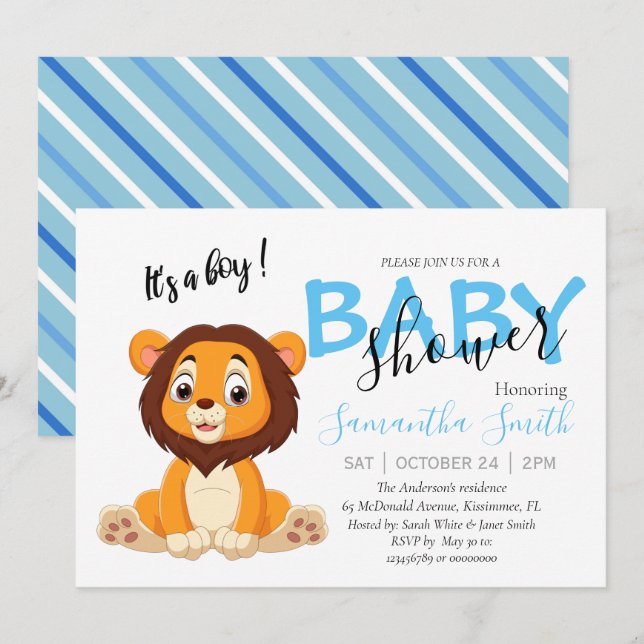 Anuncio Animales del zoológico del safari de la jungla de  (Anverso / Reverso)