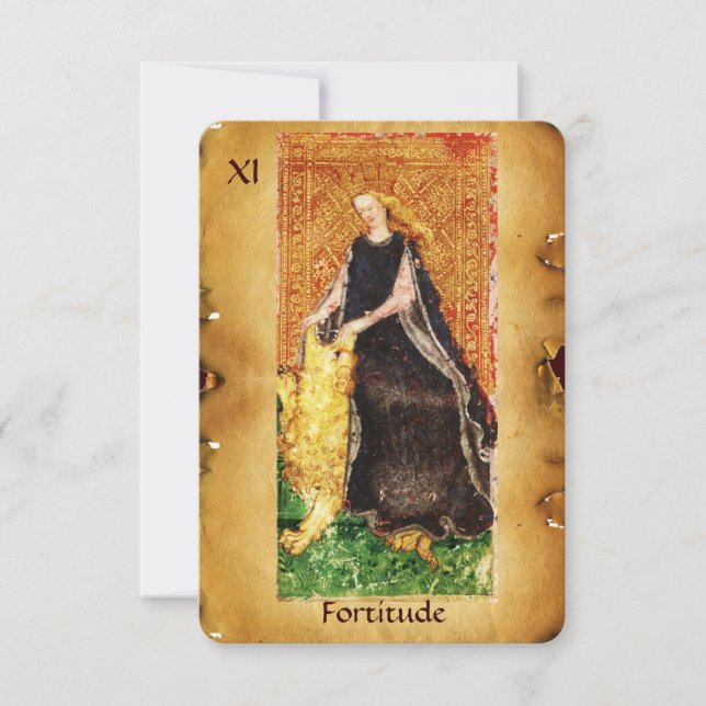 ANUNCIO ANTIGUA RENAISSANCE TAROS DE FORTITUD- FORTALECIMI (Anverso)