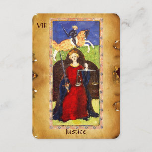 ANUNCIO ANTIGUA RENAISSANCE TAROTS 8 / JUSTICIA