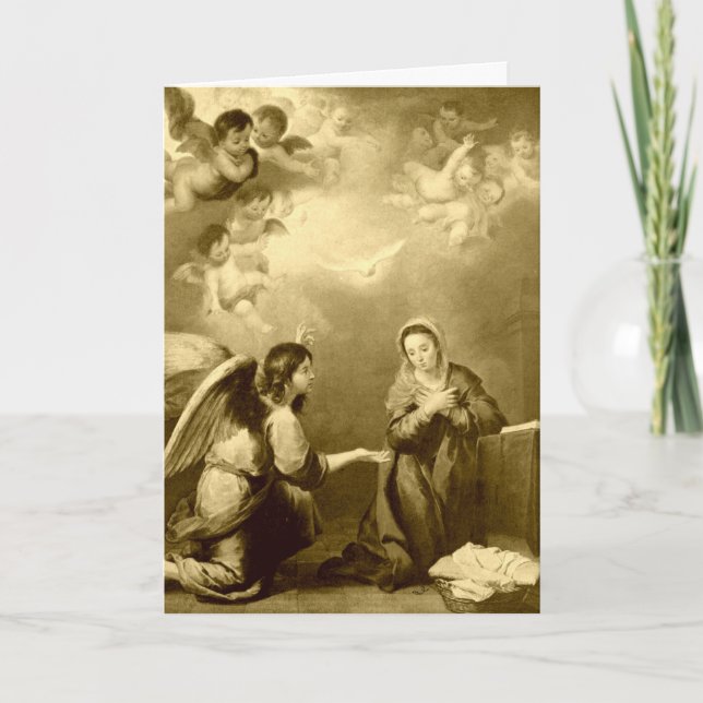 Anuncio Anunciación de la Santísima Virgen María (Anverso)