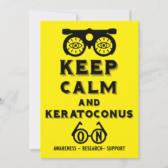 Anuncio Apoyo Y Conciencia De Keratoconos (Anverso)