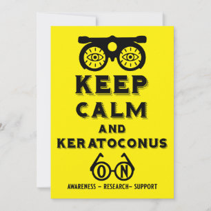 Anuncio Apoyo Y Conciencia De Keratoconos