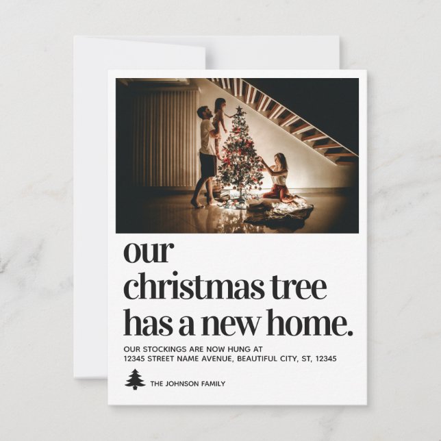 Anuncio Árbol de Navidad lindo Nuevo festividad de fotos e (Anverso)