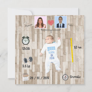 Anuncio Árbol genealógico ⎮ Participación de nacimiento