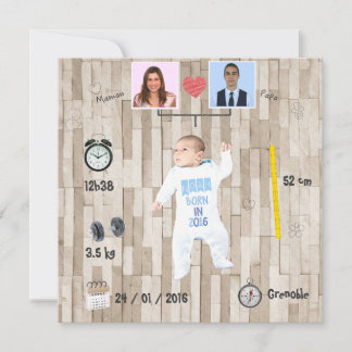 Anuncio Árbol genealógico ⎮ Participación de nacimiento