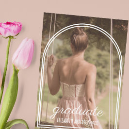 Anuncio Arch Frame Graduation Announcement