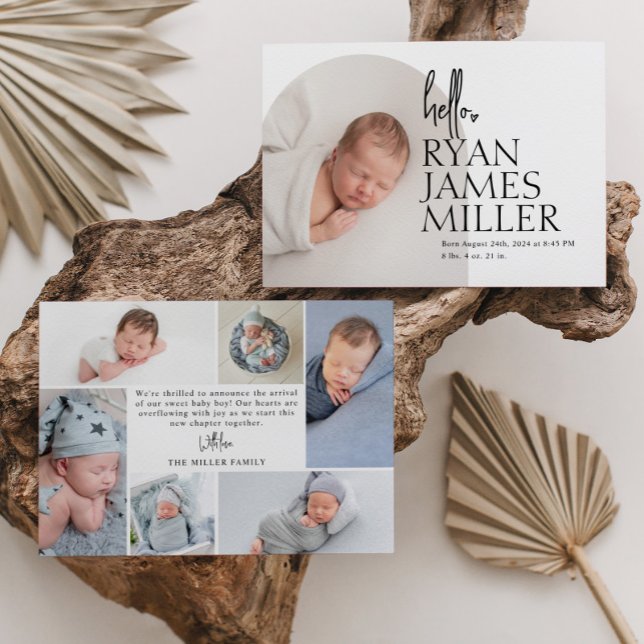 Anuncio Arch Minimal Modern Baby Photo Birth (Subido por el creador)