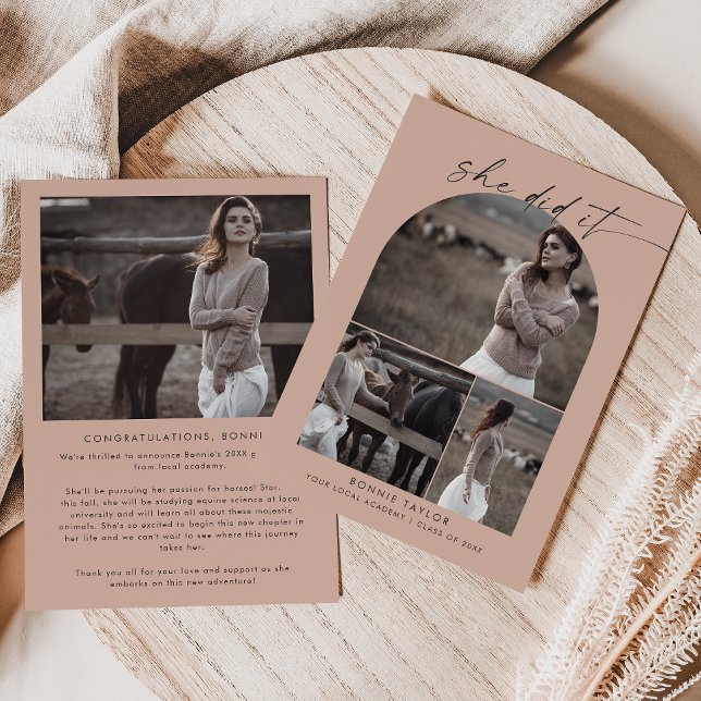 Anuncio Arch Salmon Lo Hizo Collage de fotos De Graduación (Subido por el creador)