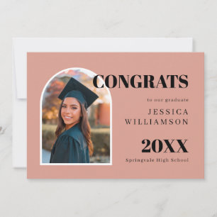 Anuncio Arco de Rosa de Rubor Foto Felicitaciones Graduaci