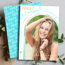 Anuncio Arco fotográfico de clase moderna de graduados de 