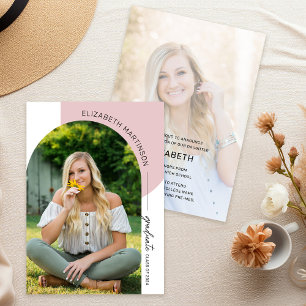 Anuncio Arco Mínimo Moderno 2 Foto Graduación