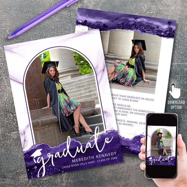 Anuncio Arco Moderno 2 Fotos Guión Purpurina Agate Púrpura (Subido por el creador)