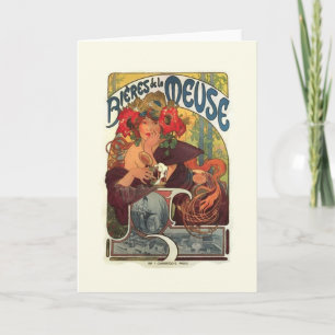 Anuncio Art Nouveau vintage Alphonse Mucha