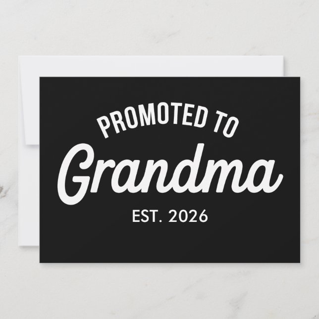 Anuncio Ascendida a Abuela Est 2026 Próximamente Embarazo (Anverso)
