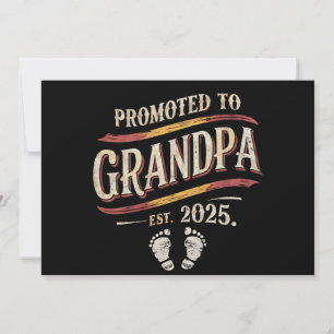Anuncio Ascendido a Abuelo 2025 Abuelo est 2025 