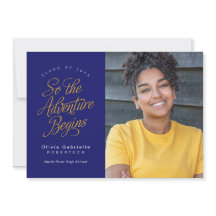 Así que la aventura comienza la graduación de amar