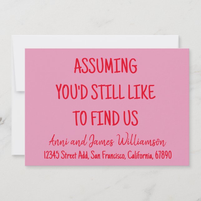 Anuncio Asumiendo que aún te gustaría encontrarnos en un m (Anverso)