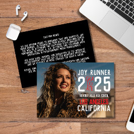 Anuncio Audaz Clase Moderna de Graduación de Secundaria 20