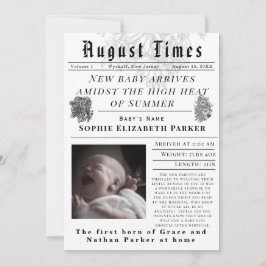 Anuncio August Times Newborn Birth