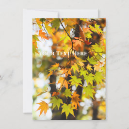 Anuncio Autumn Leaves [Flat Card]