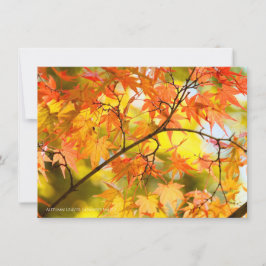 Anuncio Autumn Leaves [Flat Card]