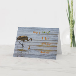 Anuncio Ave bebé en el lago Feliz 1° cumpleaños