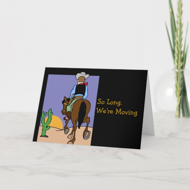Anuncio Aviso móvil del vaquero (Anverso)