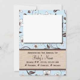 Anuncio Baby Boy Floral