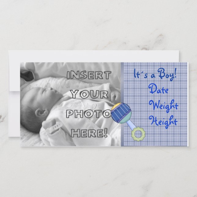 Anuncio Baby Boy Rattle (Anverso)