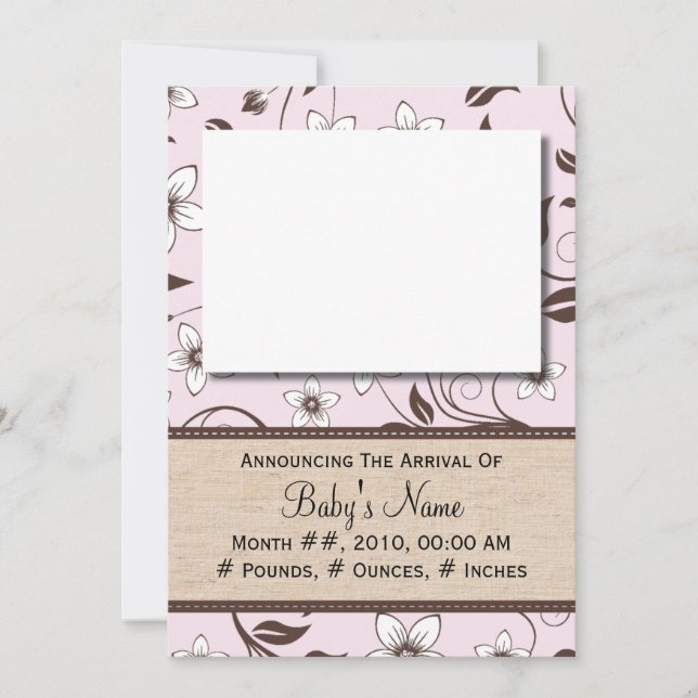 Anuncio Baby Girl Floral (Anverso)