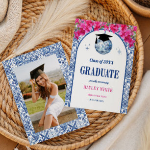 Anuncio Baile de la Reina Bola de Disco Clase de graduació