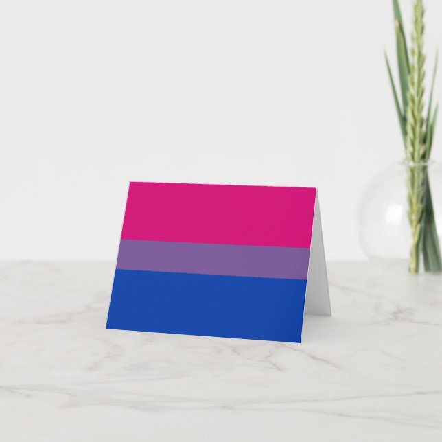 Anuncio Bandera de orgullo bisexual (Anverso)