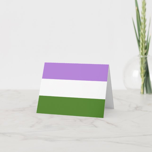 Anuncio Bandera de Orgullo Queer (Anverso)
