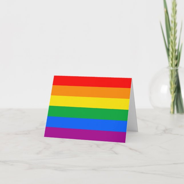 Anuncio Bandera del Orgullo LGBTQ+ Arcoíris (Anverso)