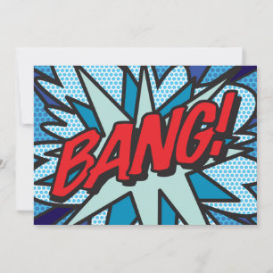 Anuncio BANG Burbuja de Mensaje Divertida Retro