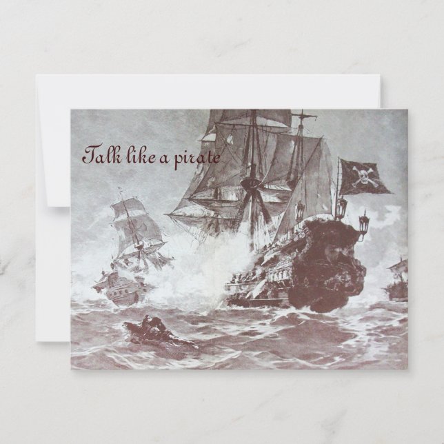ANUNCIO BATALLA DE BARCO PIRATA / MAPAS DE TRATAMIENTO DE  (Anverso)